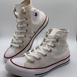 Converse Chuck Taylor All Star Canvas High Top Sneakers White Wom 5.5 Mens 3.5